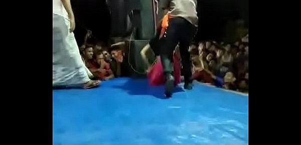  Bangladeshi girl nude dance in public